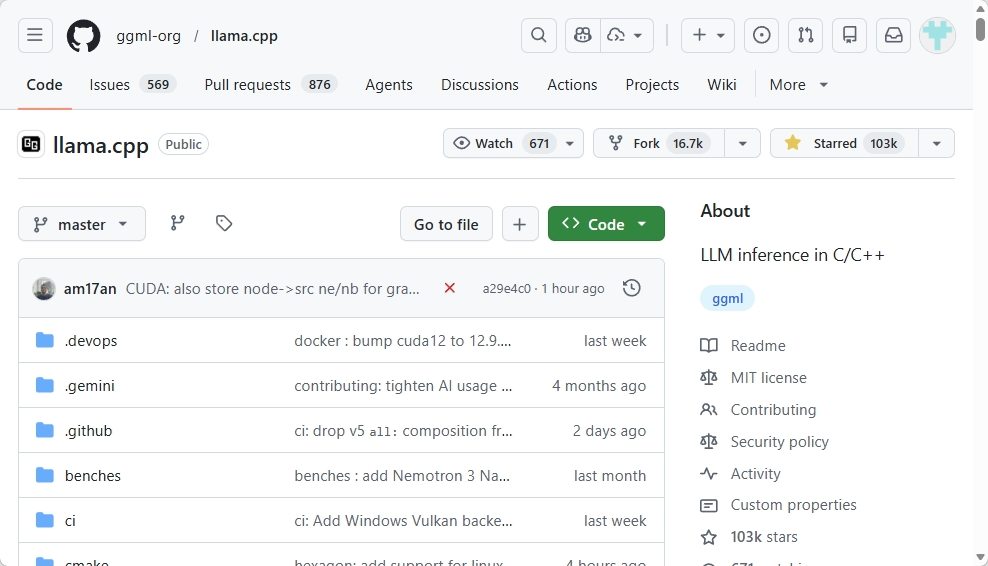 GitHub repository summary preview